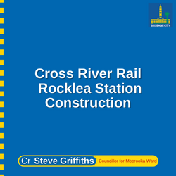 Cross River Rail – Rocklea Station Construction