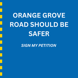 Orange Grove Road Crossing, Safety Petition